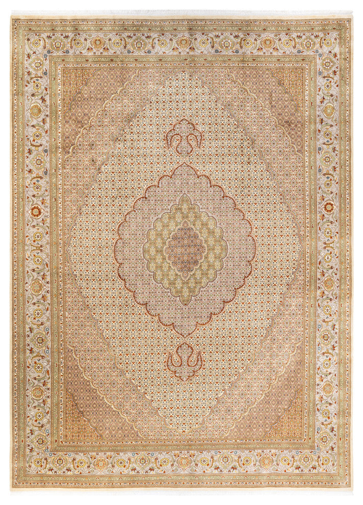 Mogul, One-of-a-Kind Hand-Knotted Area Rug Ivory, 10' 0 x 14' 2
