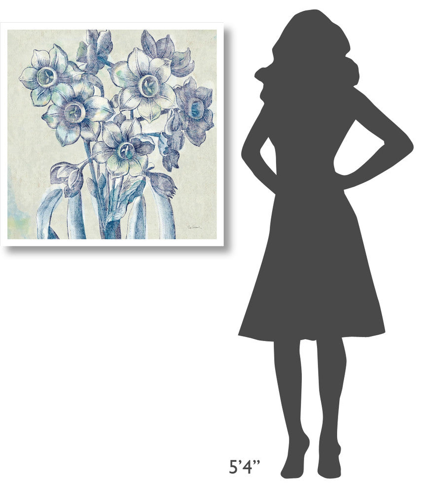 "Belle Fleur IV" Digital Paper Print by Sue Schlabach, 32"x32"
