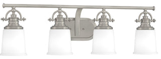Quoizel GRT8604 Grant 4 Light 32"W Bathroom Vanity Light - Polished Chrome