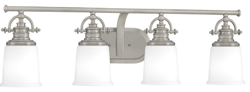 Quoizel GRT8604 Grant 4 Light 32"W Bathroom Vanity Light - Polished Chrome