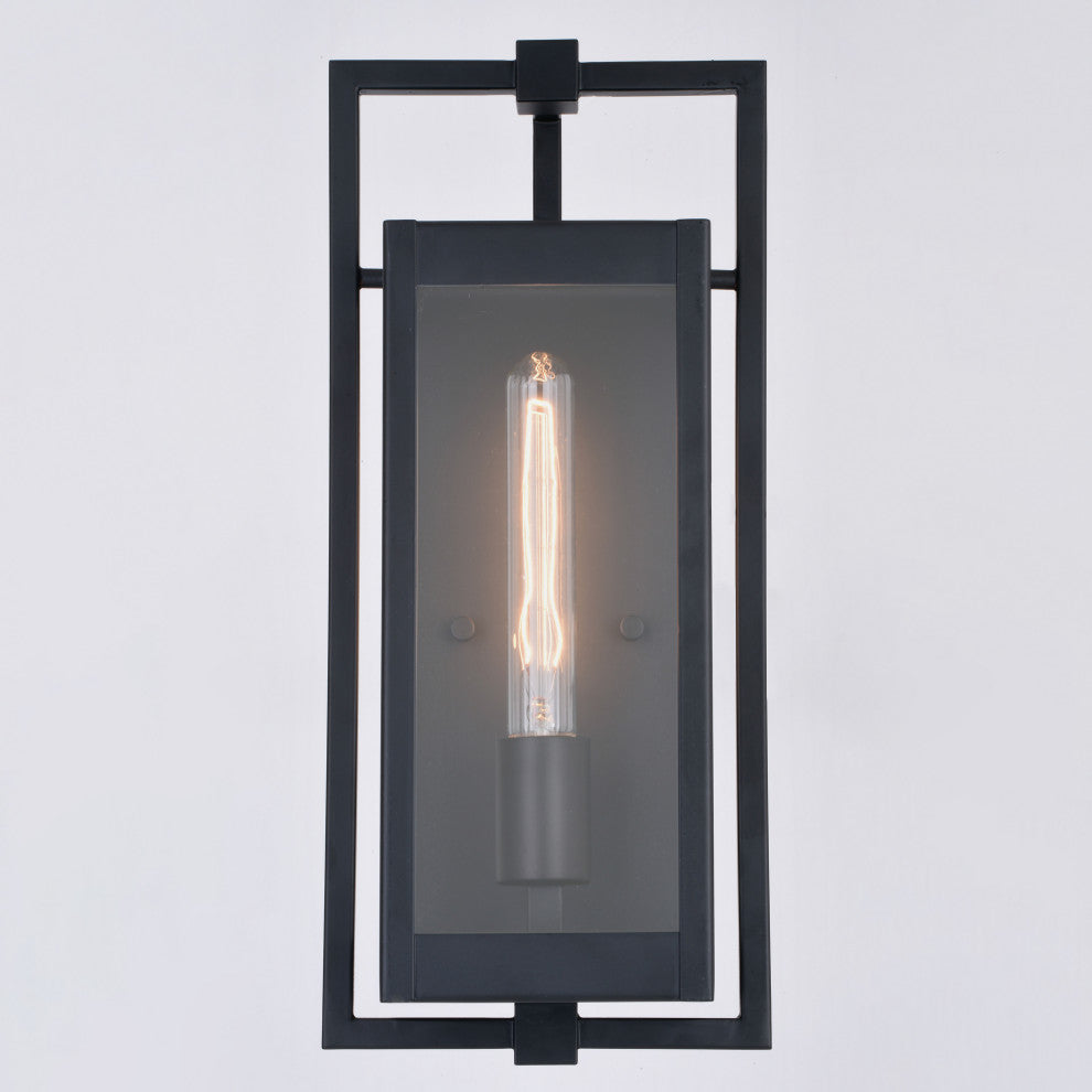 Sheridan 7" Outdoor Wall Light Matte Black