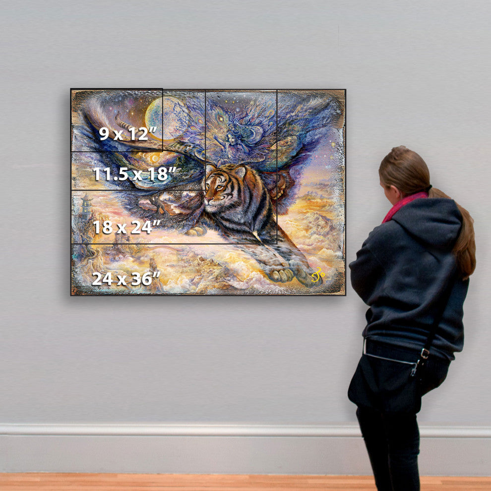 Tiger Moth Wall and Table Top Wooden Decor, 36x24