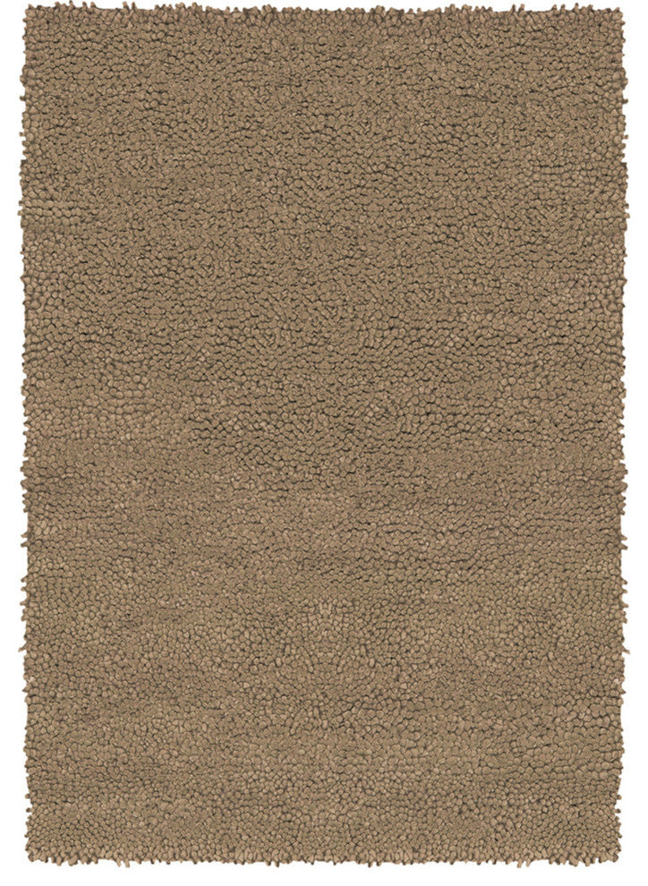 Strata Contemporary Area Rug, Light Brown, 7'9" Round