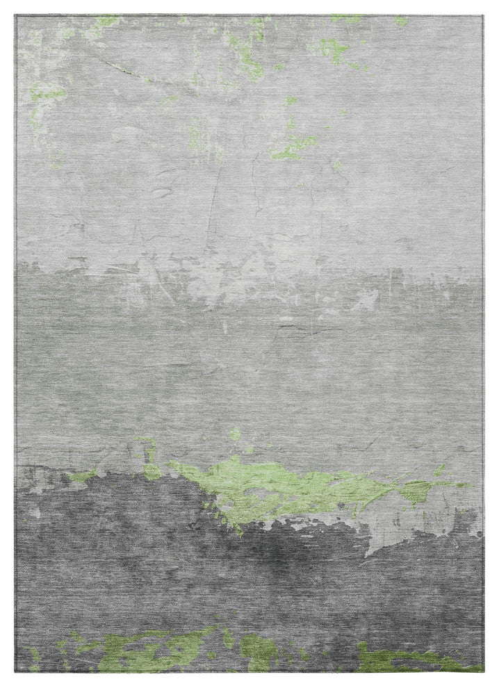Machine Washable Indoor/Outdoor Chantille ACN1885 Aloe 2'6" x 3'10" Rug