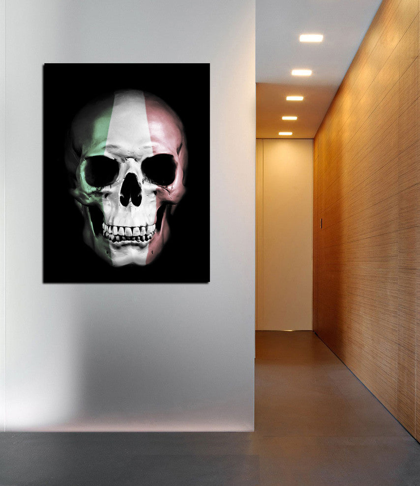Cortesi Home "Italian Skull" by Nicklas Gustafsson, Giclee Canvas Art, 26"x34"