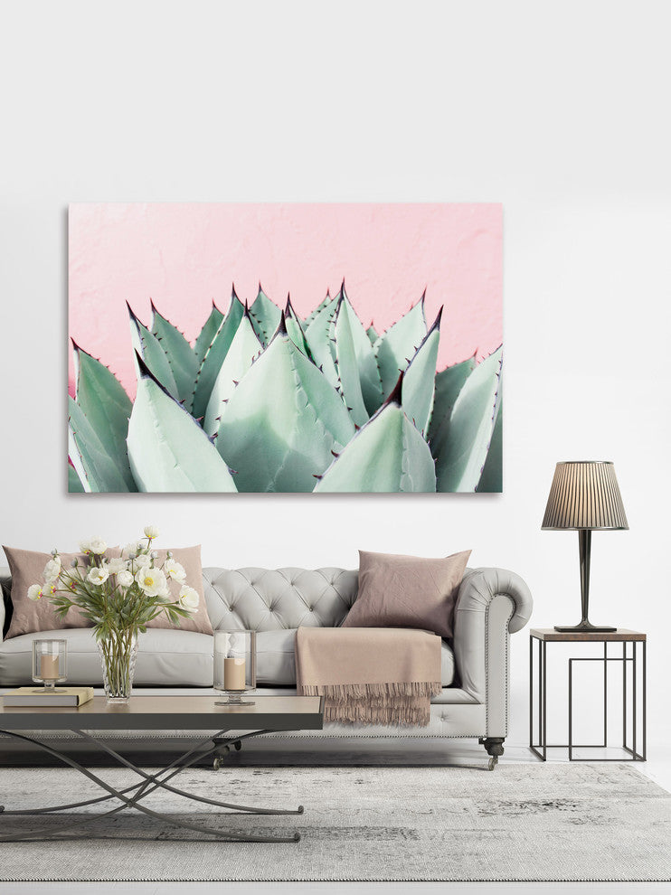 Marmont Hill, "Sweet Succulents" by Morgan Hartley on Wrapped Canvas, 30x20