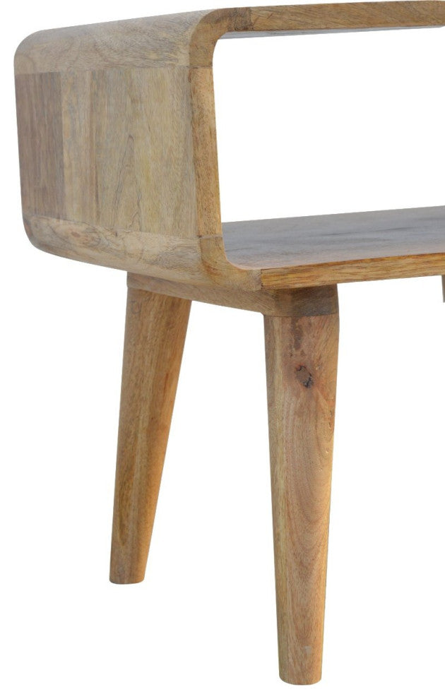 Curved Open Nightstand