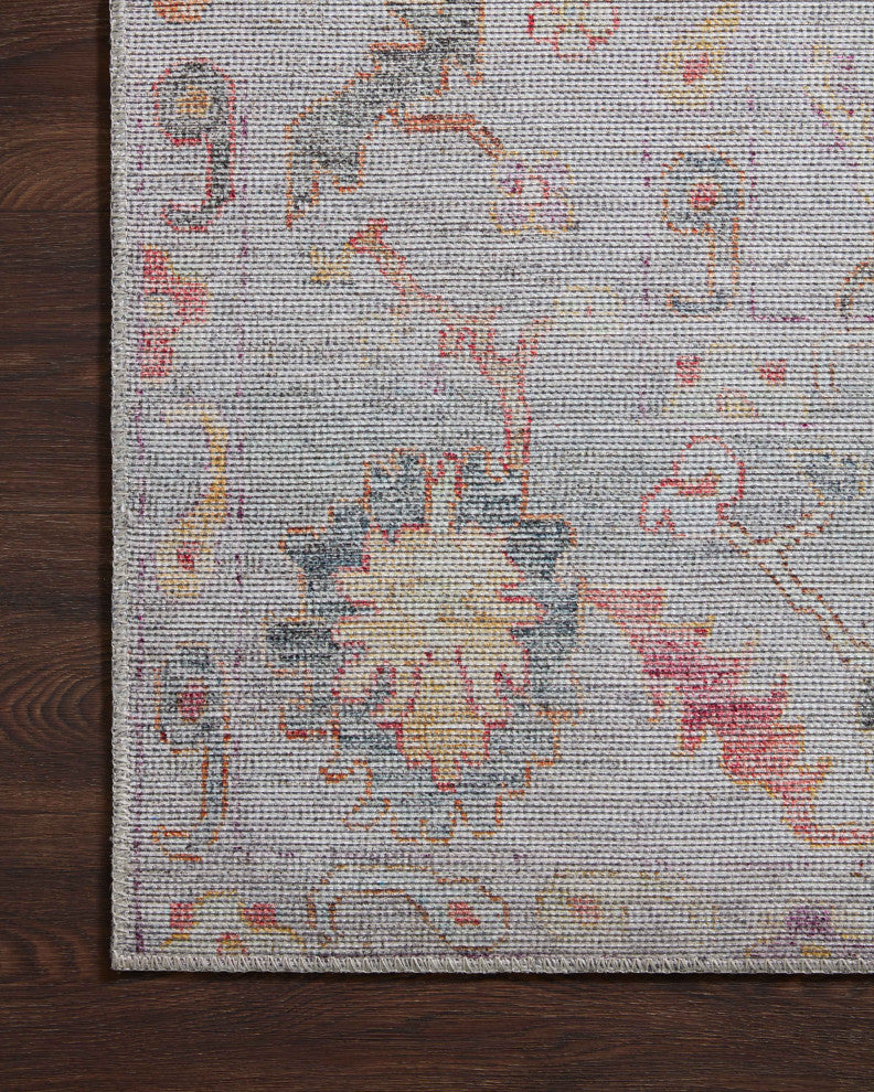 Loloi II Elysium Silver / Multi 18" x 18" Swatch Rug