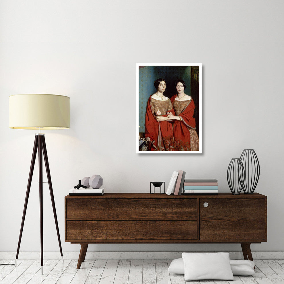 "The Two Sisters" Digital Paper Print by Theodore Chasseriau, 28"x38"