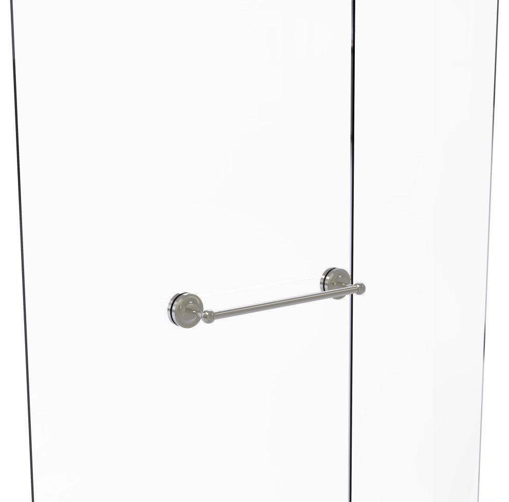 Prestige Regal 18" Shower Door Towel Bar, Satin Nickel