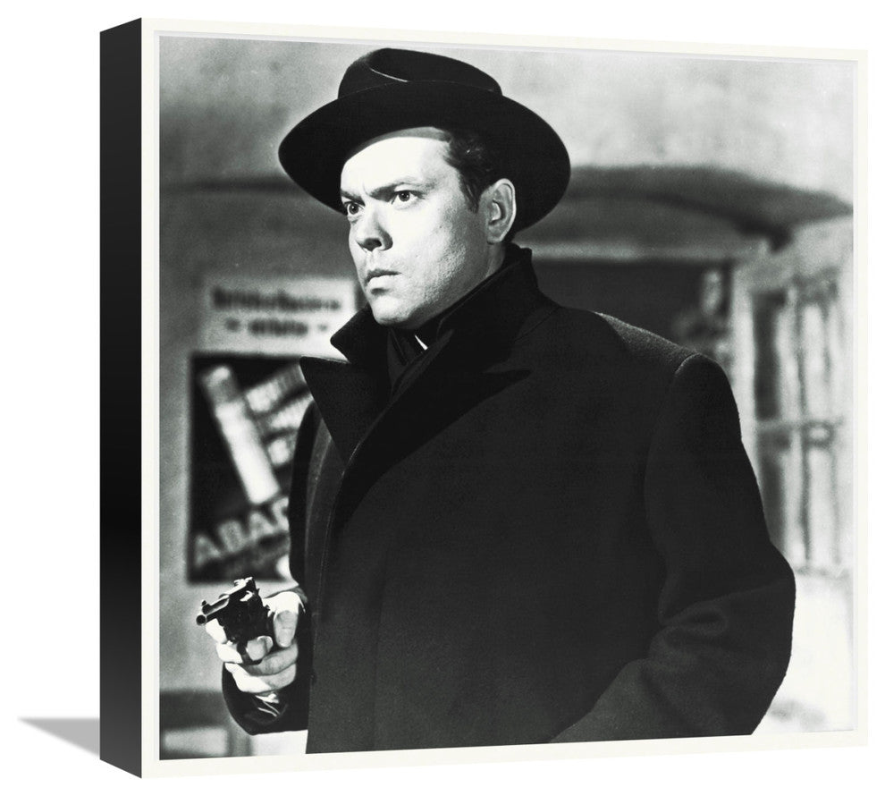"Promotional Still - Orsen Welles - The Third Man" Canvas Giclee, 16"x16"