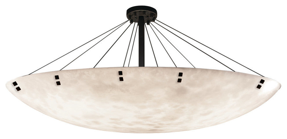 72-inch FINIALS Round Semi-Flush Bowl
