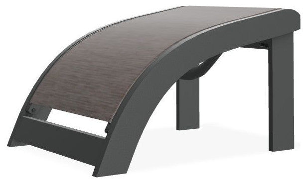 Adirondack Sling Outdoor Ottoman, James/Graphite