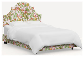 Red from Scalamandre Queen Geneva Bed, Tropical Flora Blush