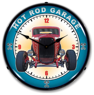 1303431 Hot Rod Garage Clock