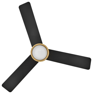 Hinkley Chet 48" Indoor/Outdoor Ceiling Fan, Heritage Brass