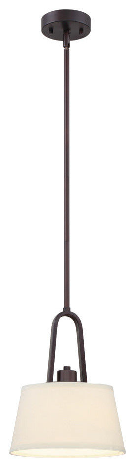 Studio 1-Light Mini-Pendant, Satin Bronze