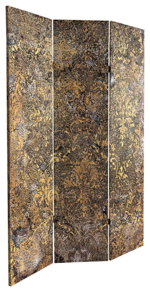 6' Tall Roots of the Earth Canvas Room Divider