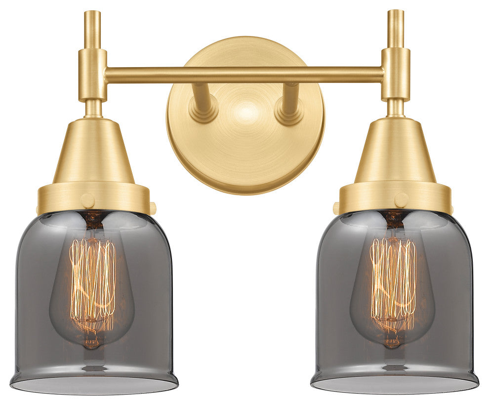 Innovations 447-2W-SG-G53 2-Light Bath Vanity Light, Satin Gold