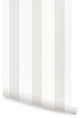 Vertical Stripe Peel and Stick Vinyl Wallpaper, Beige, 24"w X 108"h