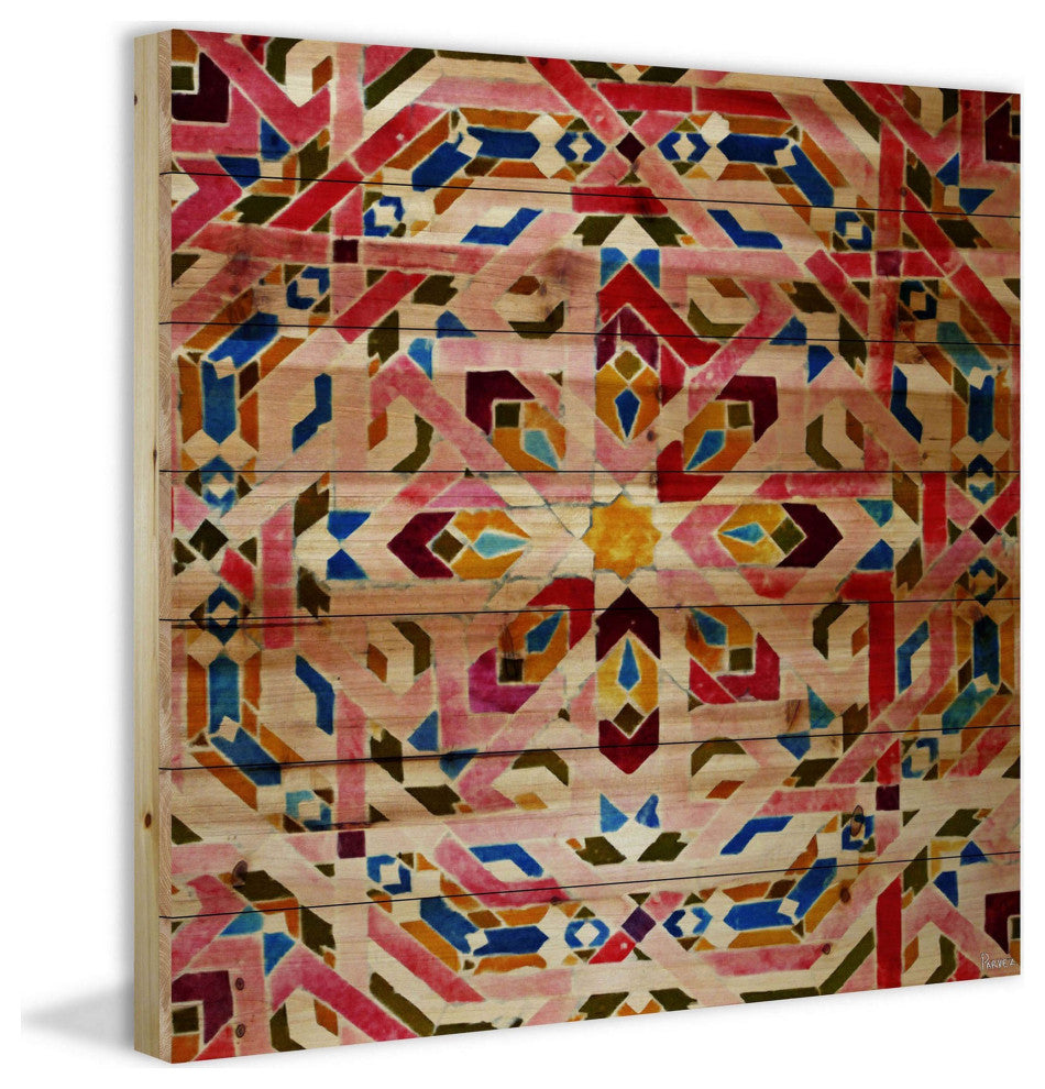 "Farnatchi" UV Ink Print on Natural Pine Wood, 32"x32"