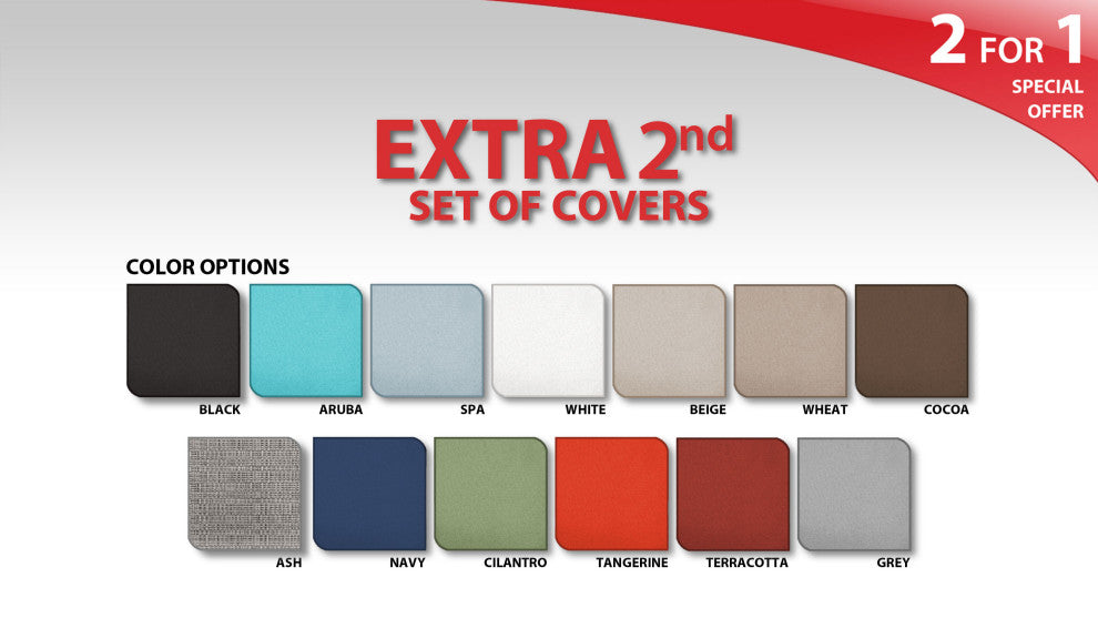 Miami 2 Piece Outdoor Wicker Patio Furniture Set 02a