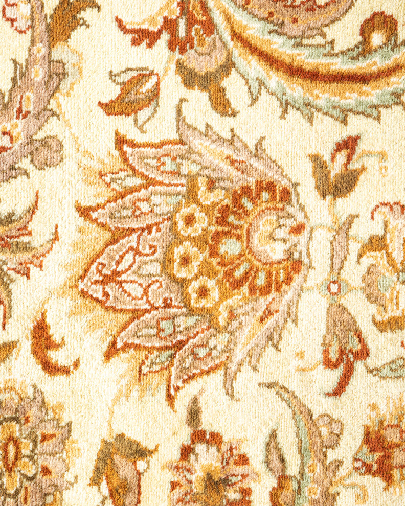 Naik One-of-a-Kind Hand-Knotted Area Rug Ivory, 8'3"x9'10"