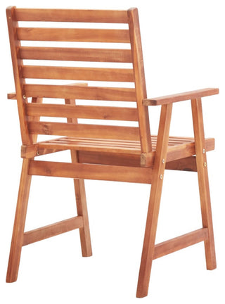 Vidaxl Outdoor Dining Chairs 4-Piece Solid Acacia Wood