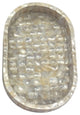 nu steel Capris Mother of Pearl Oval Tray