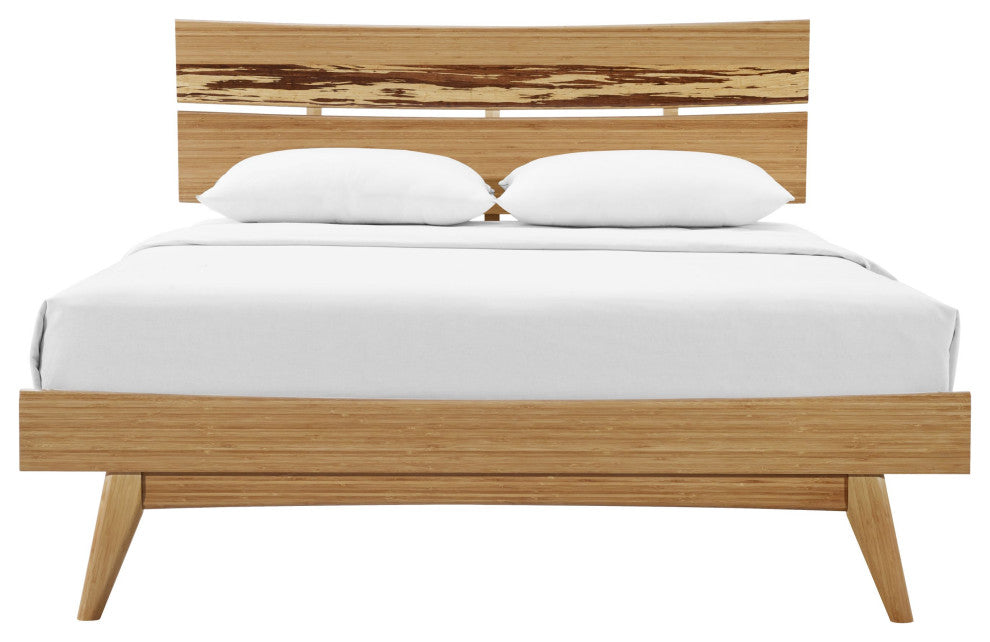 Azara Platform Bed, Caramelized, California King