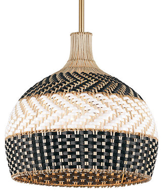 Crystorama Lighting Group ZAN-9003 Zanzibar 3 Light 14"W Pendant - Soft Gold /