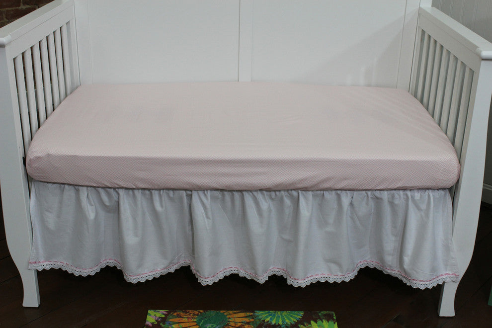 Basix 2 Piece Bedding Starter Set, White Eyelet