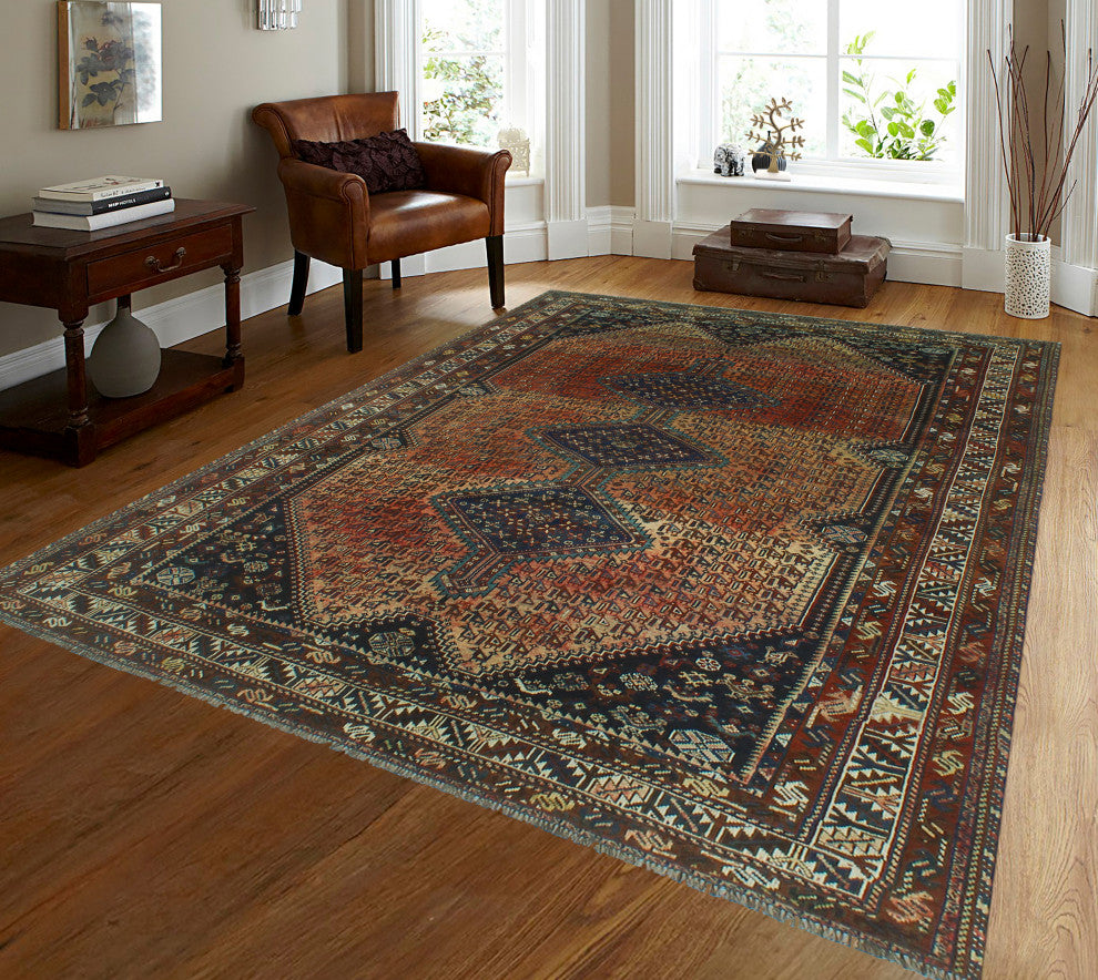 Semi-Antique Arnulfo Rust Rug