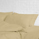 Egyptian Cotton Feel Cool Softest, 4-Piece Sheet Set Deep Pockets, Cream, Full