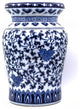 Claybarn Blue Garden Decorative Stool