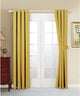 Serenta Black Out Curtains 4 Piece Sets, Jo Joba Yellow, 54" X 96"