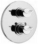LaToscana Morgana Thermo Valve w/ 2-Way Diverter Vol Cont Trim Kit, Valve Req