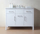 Stufurhome Atreus 48" White Single Sink Bathroom Vanity