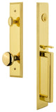 Carre' 1-Piece Dummy Handleset, D Grip and Fifth Avenue Knob, 849027