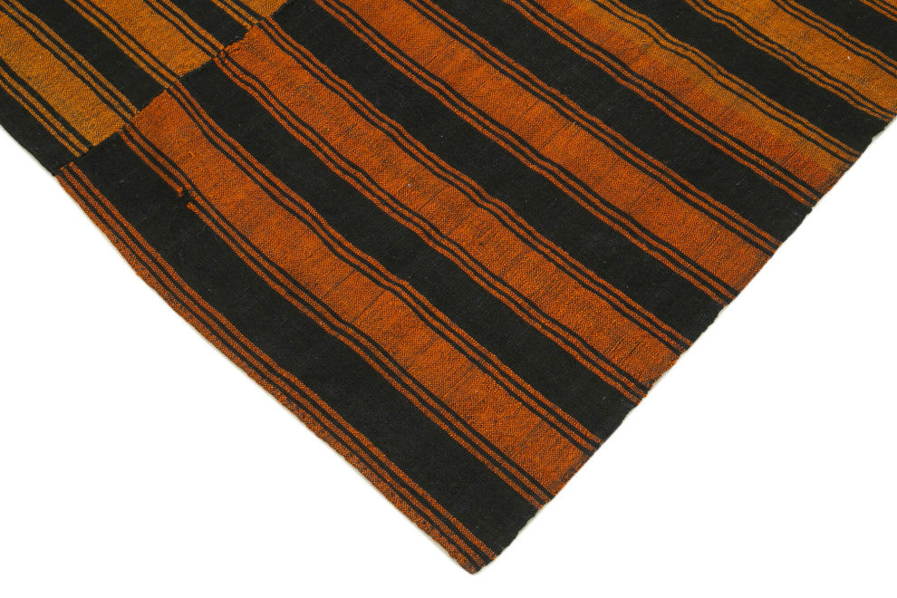 Rug N Carpet - Handwoven Turkish 6' 6'' x 9' 4'' Contemporary Wool Kilim Rug