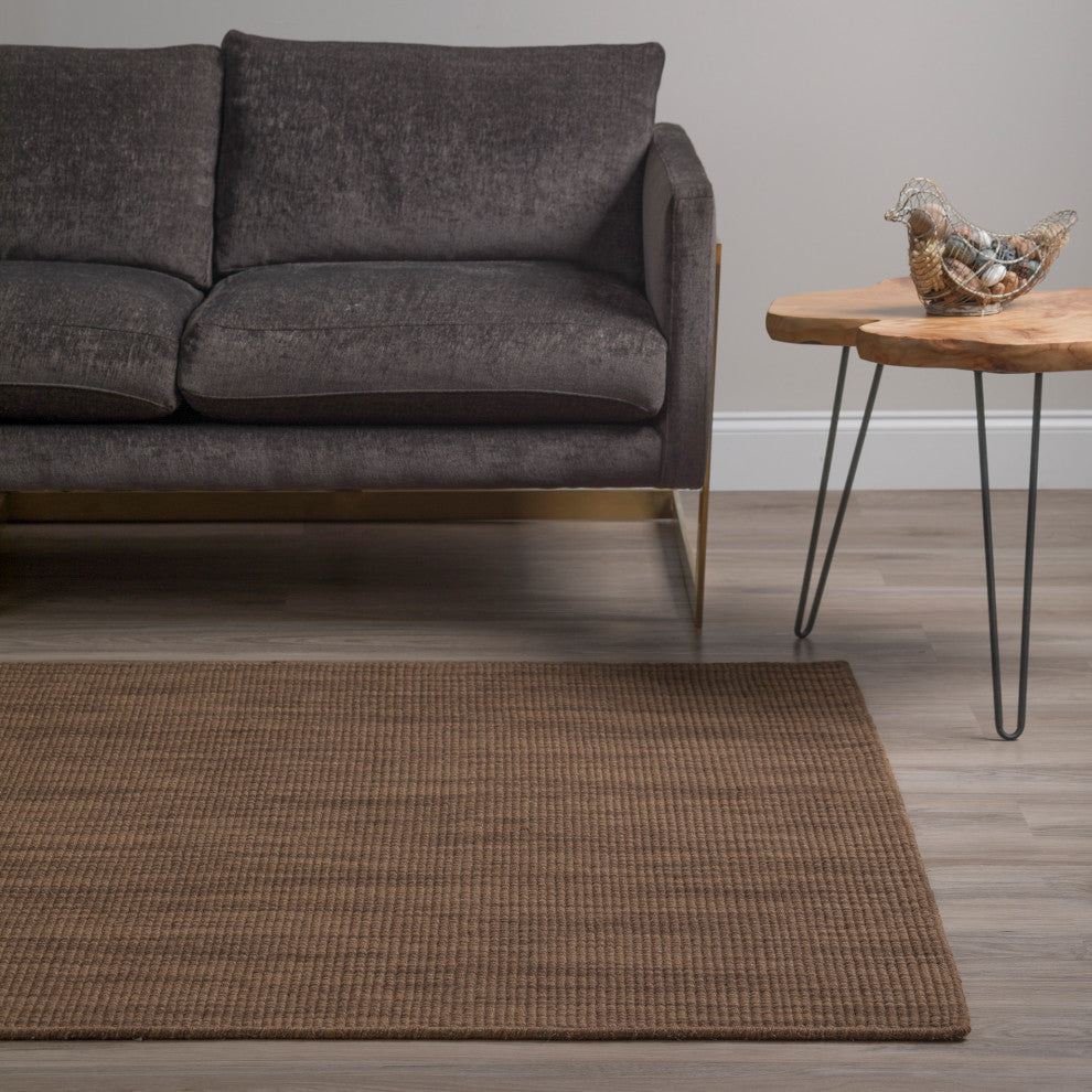 Monaco Sisal MC100 Chocolate 4' x 4' Square Rug