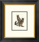 "Great Horned Owl (decorative border)"  by John James Audubon, 16x18"
