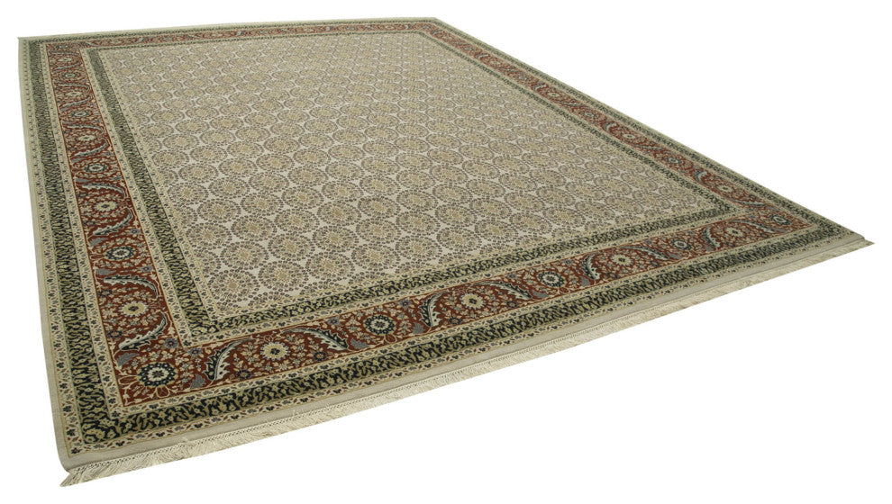 Rug N Carpet - Handmade Oriental 12' 3" x 14' 11" Oversize Oushak Area Rug
