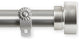 Brett Curtain Rod 1" 120-170", Satin Nickel