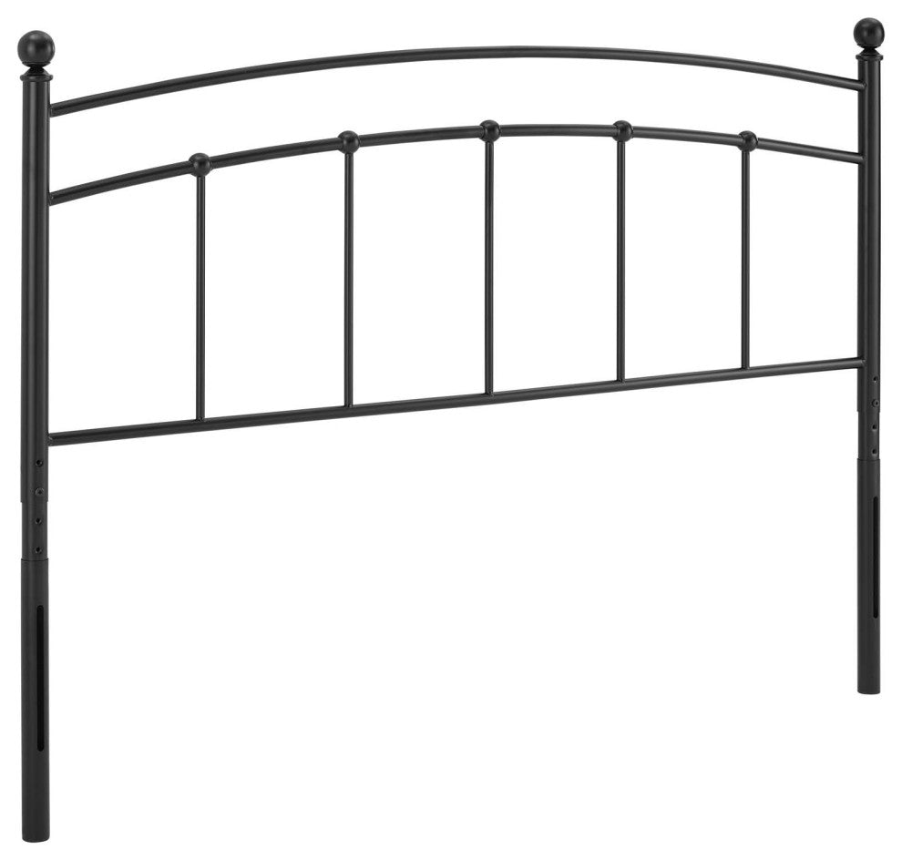 Abigail Full Metal Headboard Black