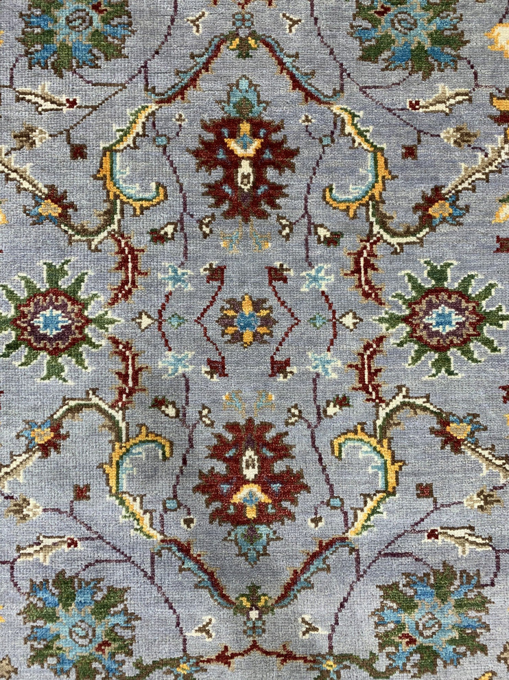 EORC Gray Hand Knotted Wool Bidjar Collection Rug, 8'x10'