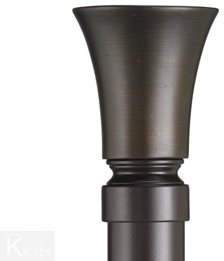 Deco Traverse Rod 2 With Tama 40 finial, Maroon, 60