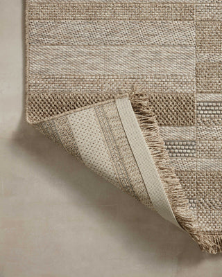 Loloi II Dawn Natural 18" x 18" Sample Rug