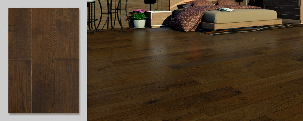 European Oak Chestnut 1/2"X7"Xrandom Length Hardwood Flooring(25.26 Sqft/Box)