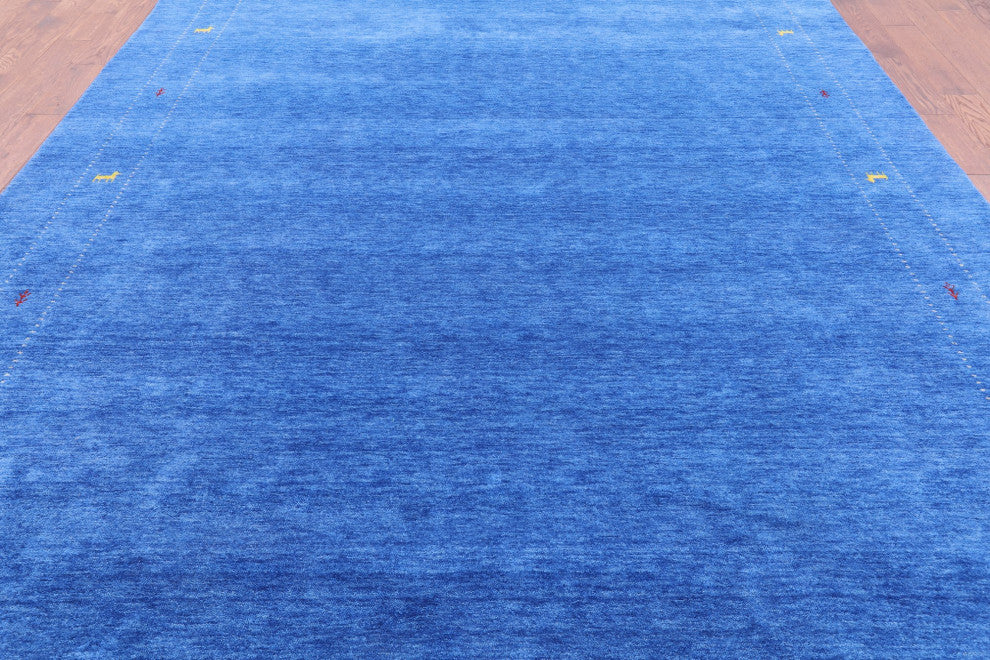 9' 0" X 12' 0" Persian Gabbeh Handmade Rug Q4365
